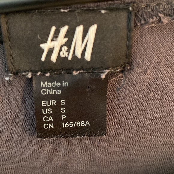 🎂H&m Oversized Dark Grey Batwing Shirt With Shoulder Detail - Picture 6 of 6